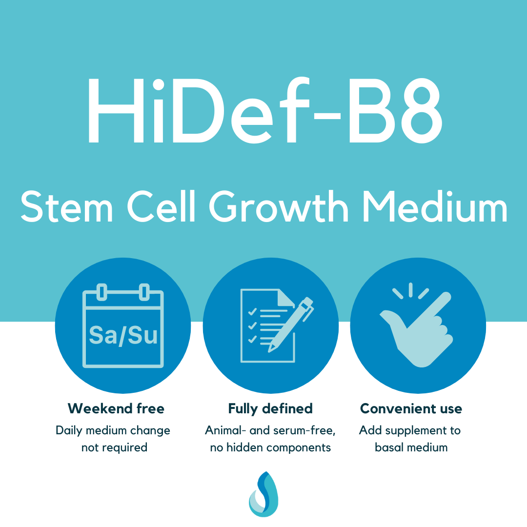HiDef-B8 Stem Cell Growth Medium - Defined Bioscience