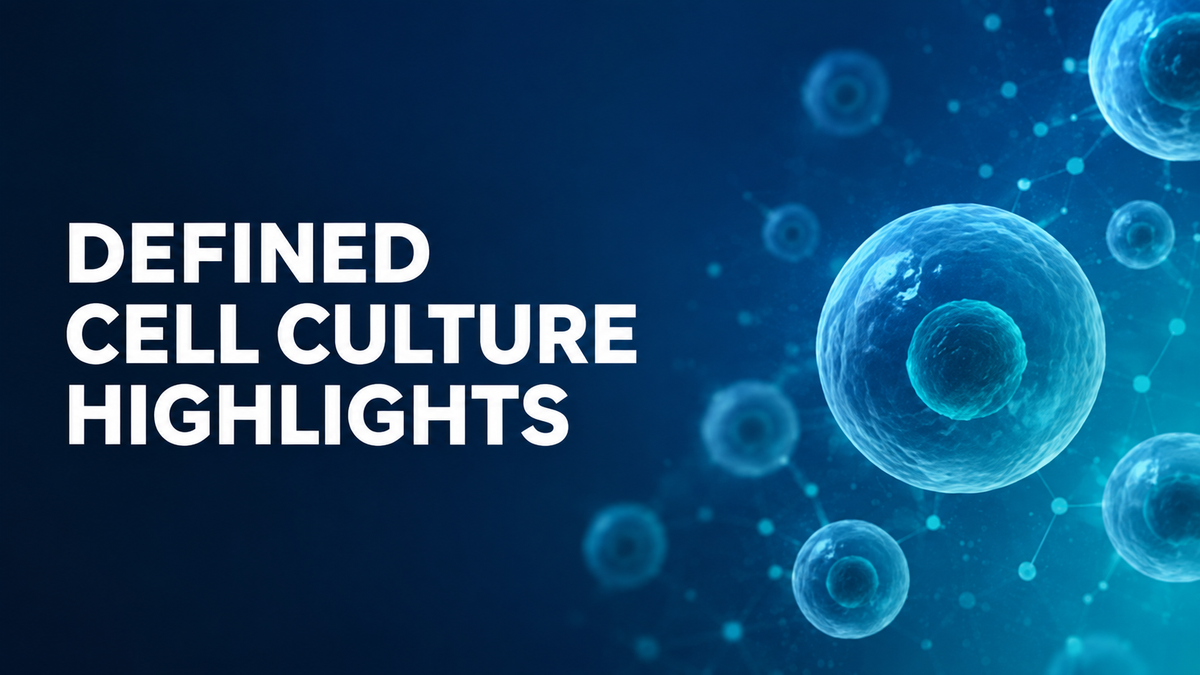 Defined Cell Culture Highlights: Stem Cell Metabolism, Scalable T Cells & Cell State Engineering