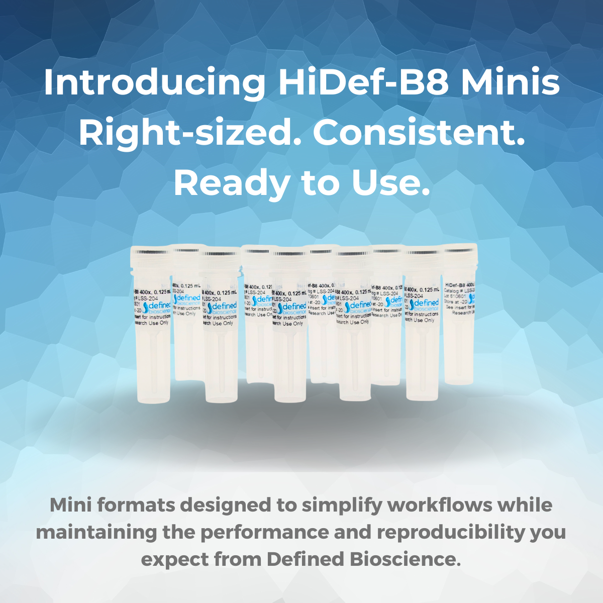 Simplify iPSC Culture with HiDef-B8 Minis