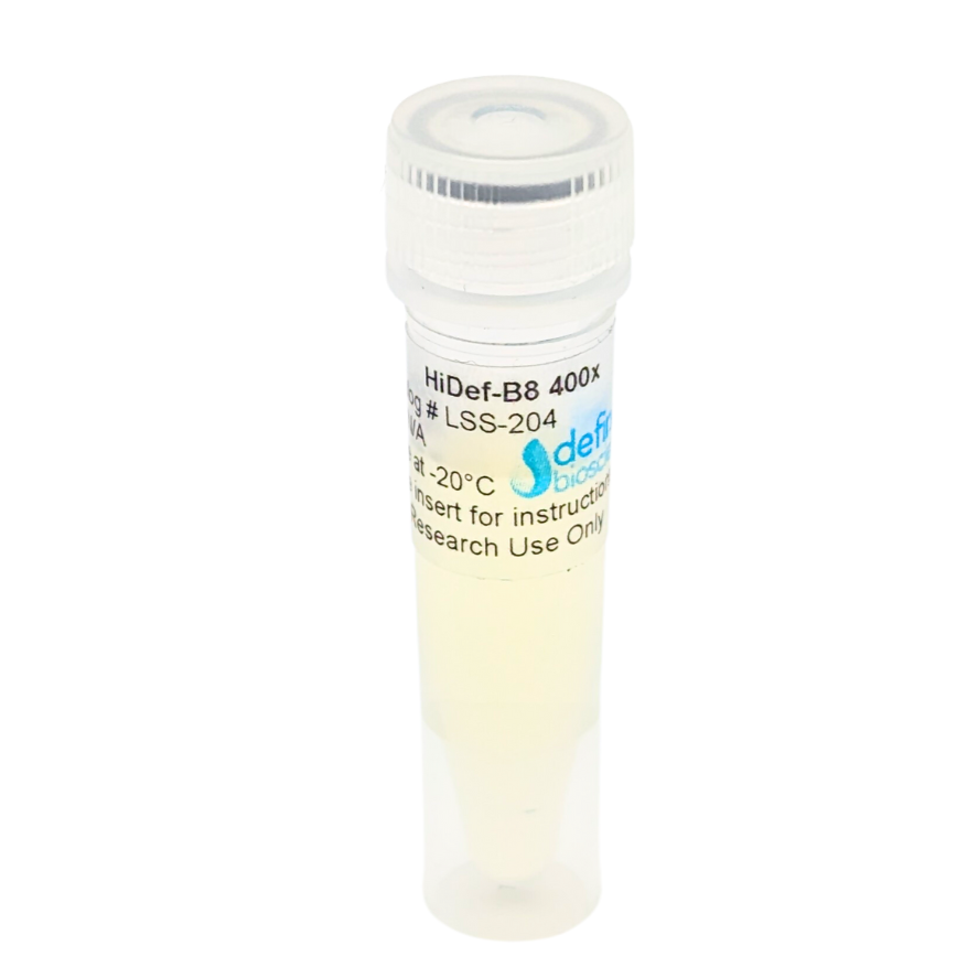 HiDef-B8 400X Supplement - Defined Bioscience
